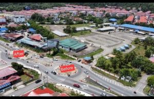 Bulatan JPJ Di Jalan Bundusan Dipindahkan, Orang Ramai Dinasihat Sesuaikan Laluan Baharu