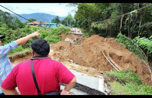 JKR Digesa Percepat Pembaikan Jalan Putus Di Kiulu – Tamparuli