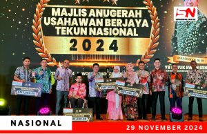 19 Usahawan TEKUN Nasional Terima Anugerah Usahawan Berjaya, Ewon Harap Pengiktirafan Ini Jadi Motivasi Pada Usahawan Lain