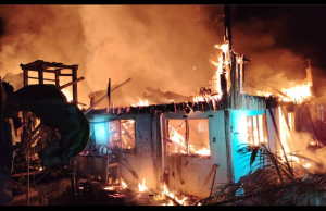 Rumah Jenis Separuh Kekal Terbakar 100 Peratus Di Nabawan
