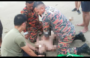 Dua Maut, Seorang Masih Hilang Dan Seorang Selamat, Lemas Ketika Mandi Di Pantai