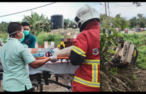 Lima Cedera Termasuk Tiga Warga Emas Dalam Kemalangan Babit Kancil Dan Alza Di Jalan By Pass Limbawang