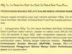 JPA Arah Agensi Kerajaan Utamakan Bahasa Melayu Dalam Semua Urusan