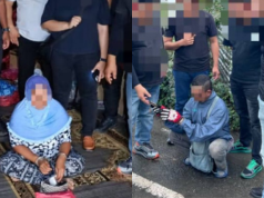 Polis Tahan Tiga Warga Asing Termasuk Seorang Wanita dan Rampas Syabu Bernilai Lebih RM6,000 di Lahad Datu