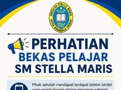 SM Stella Maris KK Seru Bekas Pelajar Tuntut Telefon Sejak 2006