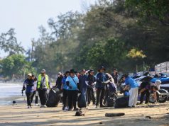 IMB UMS Kutip Lebih 430KG Sampah di Pantai Tg Aru