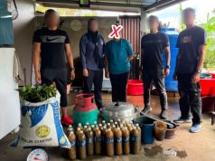 Wanita Ditahan Bersama Ketum, Alat Pemprosesan Dalam Serbuan Di Putatan