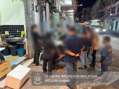 Imigresen Sabah Tahan 114 Warga Asing Dalam Operasi di Tawau, LD dan Sandakan