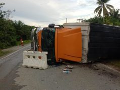 Seorang Maut, Seorang Cedera, Lori 8 Tan Terbabas Sendiri di Kinabatangan