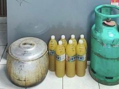 Lelaki Ditahan, Proses dan Jual Air Ketum di Ranau