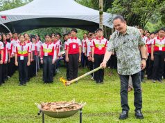 Anggota Bulan Sabit Merah Tambunan Diseru Kukuhkan Disiplin Diri dan Mandiri