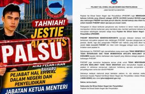 Poster Pelantikan Jestie Alexius Tular, PHEDNP Tampil Buat Penafian