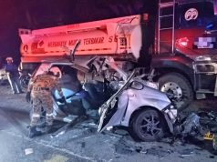 Empat Maut, Viva Dinaiki Terbabas Langgar Lori Lima Tan di Taman Jaya Diri, Jalan Sepanggar