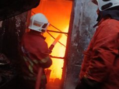 Dua Rumah, Empat Lot Kedai Musnah, Bomba Selamatkan 210 Lagi Rumah Dalam Kebakaran di Kg Titingan