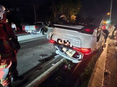 Dua Cedera Dalam Kemalangan Dua Kenderaan di Jalan Penampang-Kinarut
