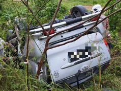 Lelaki Parah, Dua Lagi Cedera, Avanza Dinaiki Terbabas dan Terbalik di Kg Minintod